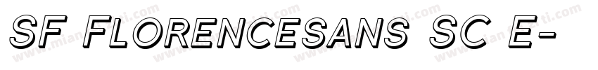 SF Florencesans SC E字体转换